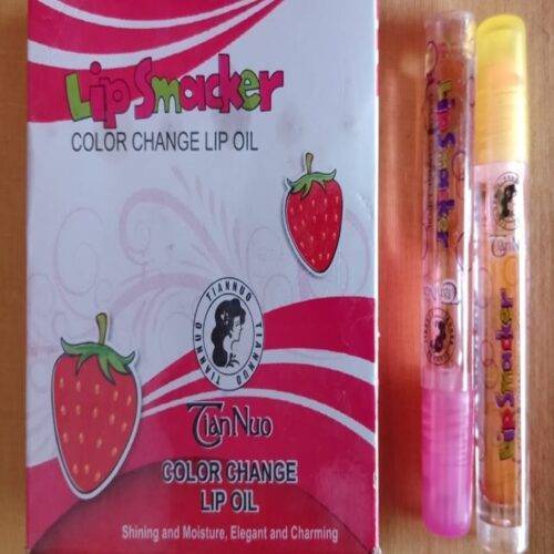 TIAN NUO Lip Lose/Lip Smacker Color Change Lip Oil, ( Pack of 12, Pink )