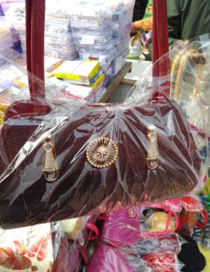 Deepa Fancy Handbags/Handpurse/Sidebag,(Pack of 1,Marron)