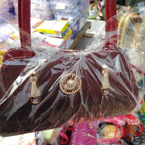 Deepa Fancy Handbags/Handpurse/Sidebag,(Pack of 1,Marron)