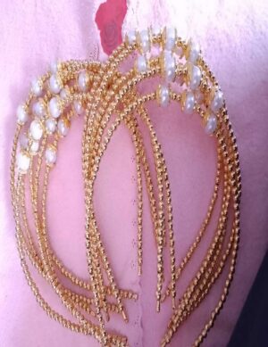 NEHA Fancy Hairband ,(Pack of 12,Golden)