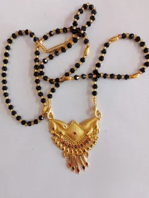 Ananya Fancy Mangalsutra/Mangalsutar with Pendant,(Pack of 1,Golden)