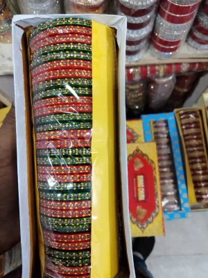 Swarna Fancy Bangles/Kangan, (Set of 6,Multicolor)